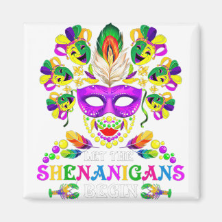 Perlen Bling Maske Ließ Die Shenanigans Begin Mard Magnet