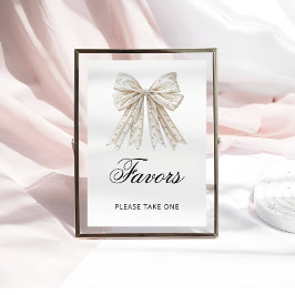 Perlen Bow Sie bindet die Knochenstützen Poster