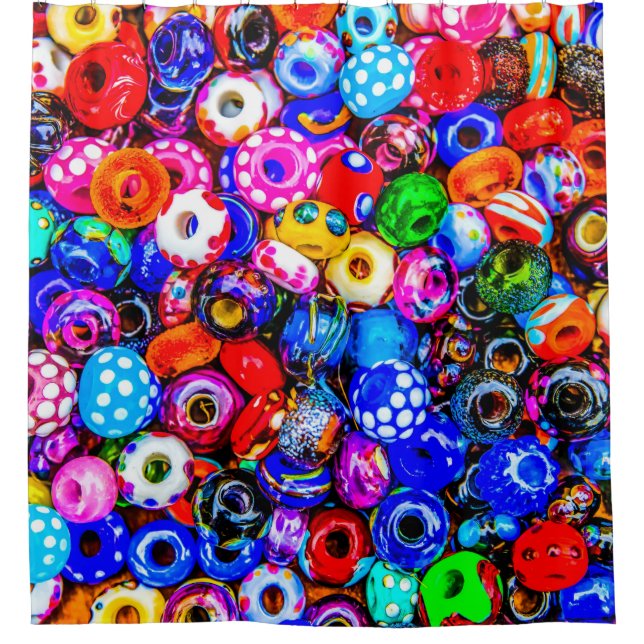 Perlen Duschvorhang (Vorderseite)