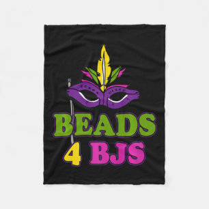 Perlen für Bjs Dirty Mardi Gras Fleecedecke