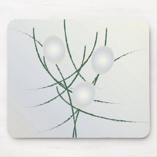 Perlen für Ostern Mousepad (Vorne)
