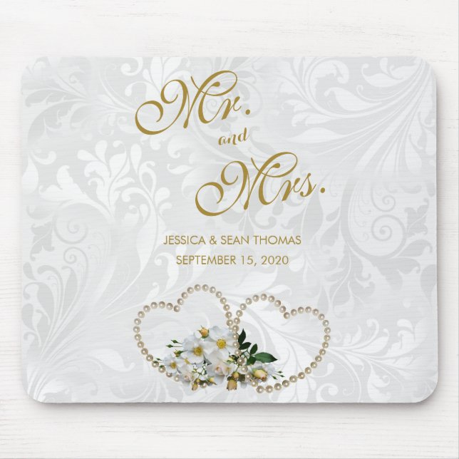 Perlen-Herz-u. Mousepad (Vorne)