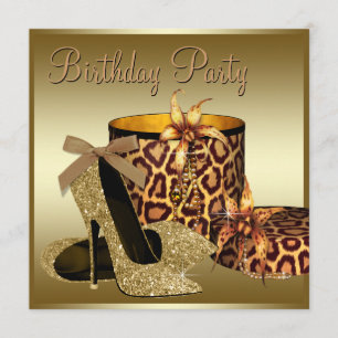 Perlen High Heel Schuhe Schwarze Gold Frauen Gebur Einladung