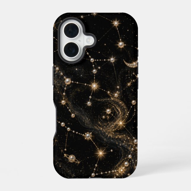 Perlen-Konstellation iphonecase iPhone 16 Hülle (Rückseite)