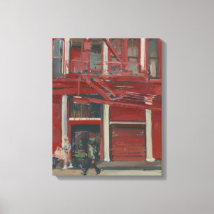 Perlen-Lackiererei Manhattan Leinwanddruck