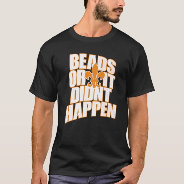 Perlen oder es geschah nicht mit Handstich. T-Shirt (Vorderseite)