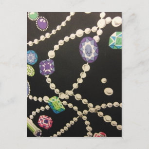 Perlen Postkarte