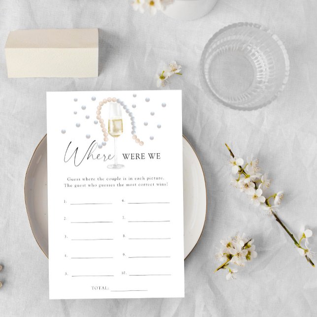 Perlen & Prosecco Wo waren wir Brautparty (Von Creator hochgeladen)