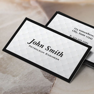 Perlen-Steppdecken-Erdöl-Ingenieur-Visitenkarte Visitenkarte