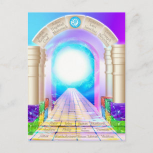 Perlen-Tore Postkarte