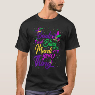 Perlen und Blasen der Mardi Gras Thing Masquerade T-Shirt