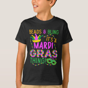 Perlen und Bling seiner a Mardi Gras Thing Nola Fe T-Shirt