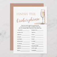 Perlen und Prosecco beenden das Phrase-Spiel der B