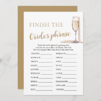 Perlen und Prosecco beenden das Phrase-Spiel der B