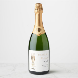 Perlen und Prosecco-Brautparty