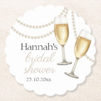Perlen und Prosecco Elegante Hochzeitsdusche