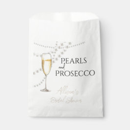 Perlen und Prosecco Geschenktütchen