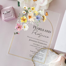 Perlen und Prosecco Wildblume Boho Brautparty