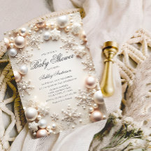 Perlen und Schneeflocken Kinderdusche