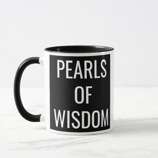 PERLEN VON KLUGHEIT TASSE (Links)