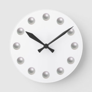 Perlen-Wanduhr Runde Wanduhr