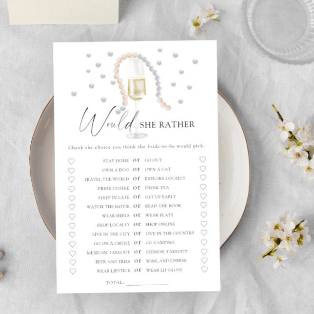 Perlen - Würde sie lieber Brautparty (Von Creator hochgeladen)