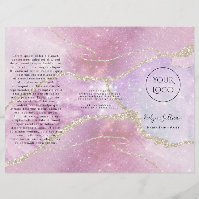 Perleneffektbroschüre für Imitate (Vorderseite)