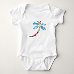 Perlenlibelle Baby Strampler