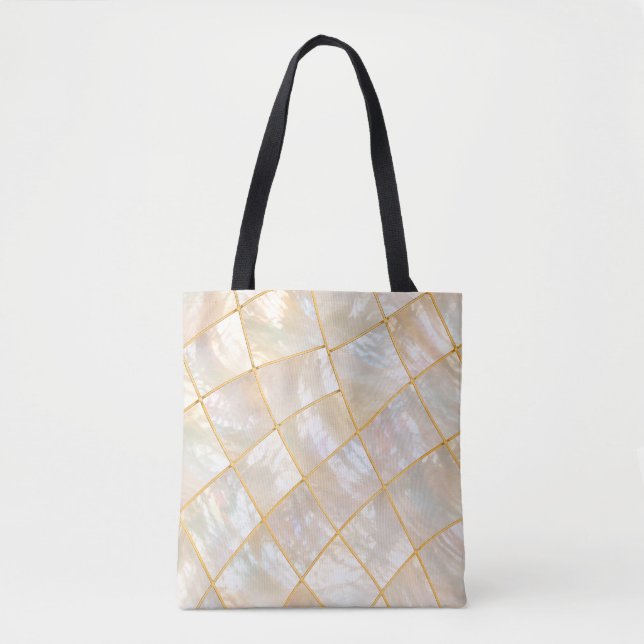 Perlenraster-Eleganz-Tasche (Vorderseite)
