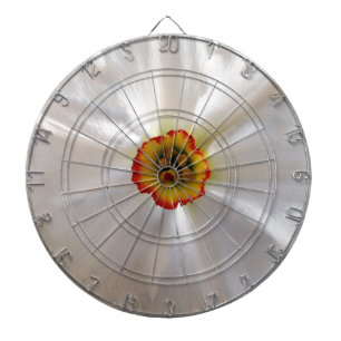 Perlenweißer Narziss Dartscheibe