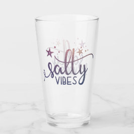 Perlescent Salty Vibes Ocean Beach Pint Glas