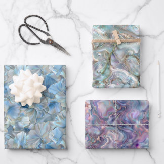 Perleszente Blätter für die Verpackung von Blumenb