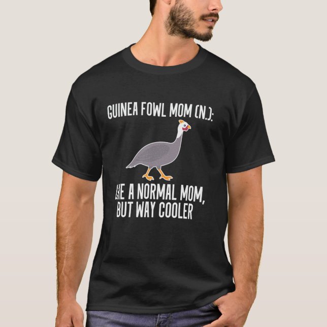Perlhuhn Huhn Vogel Mama Muttertag Definition T-Shirt (Vorderseite)