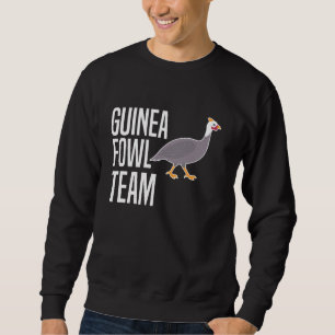 Perlhuhn-Hühner-Vogel-Team Sweatshirt