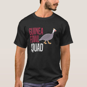 Perlhuhn-Hühner-Vogel-Trupp T-Shirt
