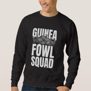 Perlhuhn-Hühner-Vogeltrupp Sweatshirt