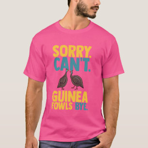 Perlhühner Lustige Afrikanische Tiere Vögel T-Shirt
