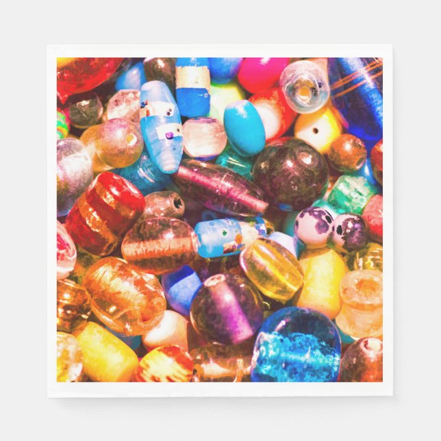 Perlkeil Serviette (Vorderseite)