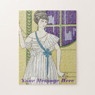 Perlkleider, Perlkraut, Perlmotiv Party Puzzle