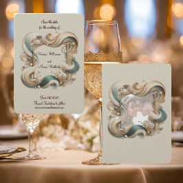 Perlküste Elegante Minimalistische Save the Date K