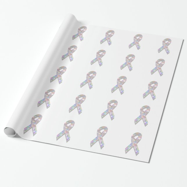 Perlllungenkrebsband Geschenkpapier (Ungerollt)