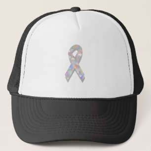 Perlllungenkrebsband Truckerkappe