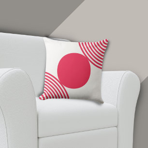 Perlmuster in Rosa und Weiß - Sitzkissen Kissen