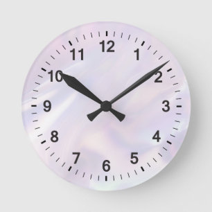 Perlmutt-Wanduhr Runde Wanduhr