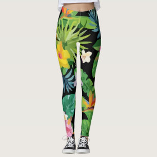 Perlpalme, nahtlos tropisch leggings