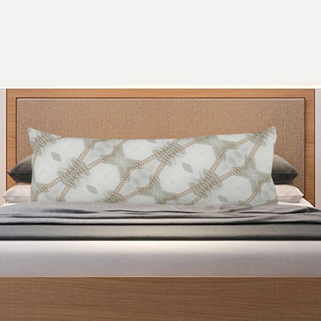 Perlstrände Elegant Stilvoll Weiß Seitenschläferkissen (Von Creator hochgeladen)