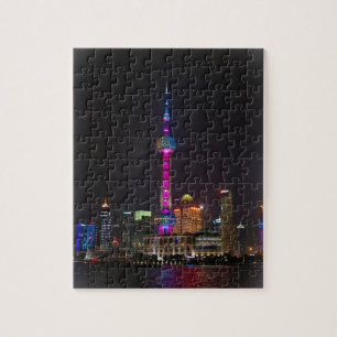 Perlturm - Shanghai, China - 8x10 - 110 Stk. Puzzle