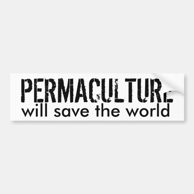 Permaculture Autoaufkleber (Vorne)