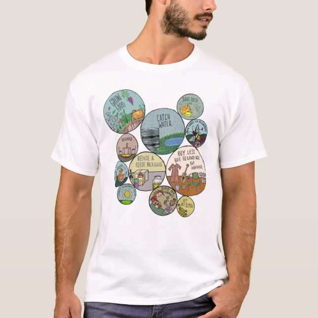 Permaculture Hacks  T-Shirt (Vorderseite)