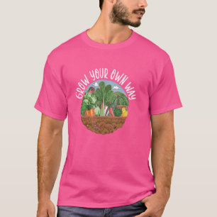Permakultur Bauer Landwirtschaftgarten Städtische T-Shirt
